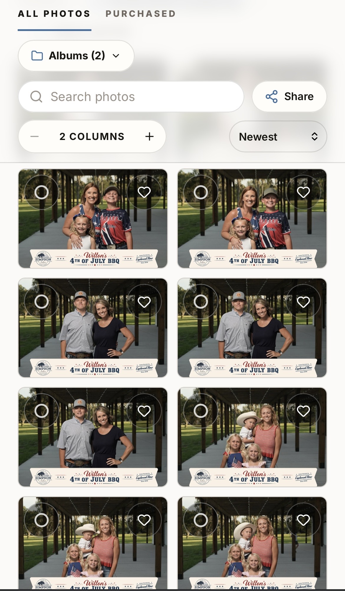 AI Photo Finder on a phone