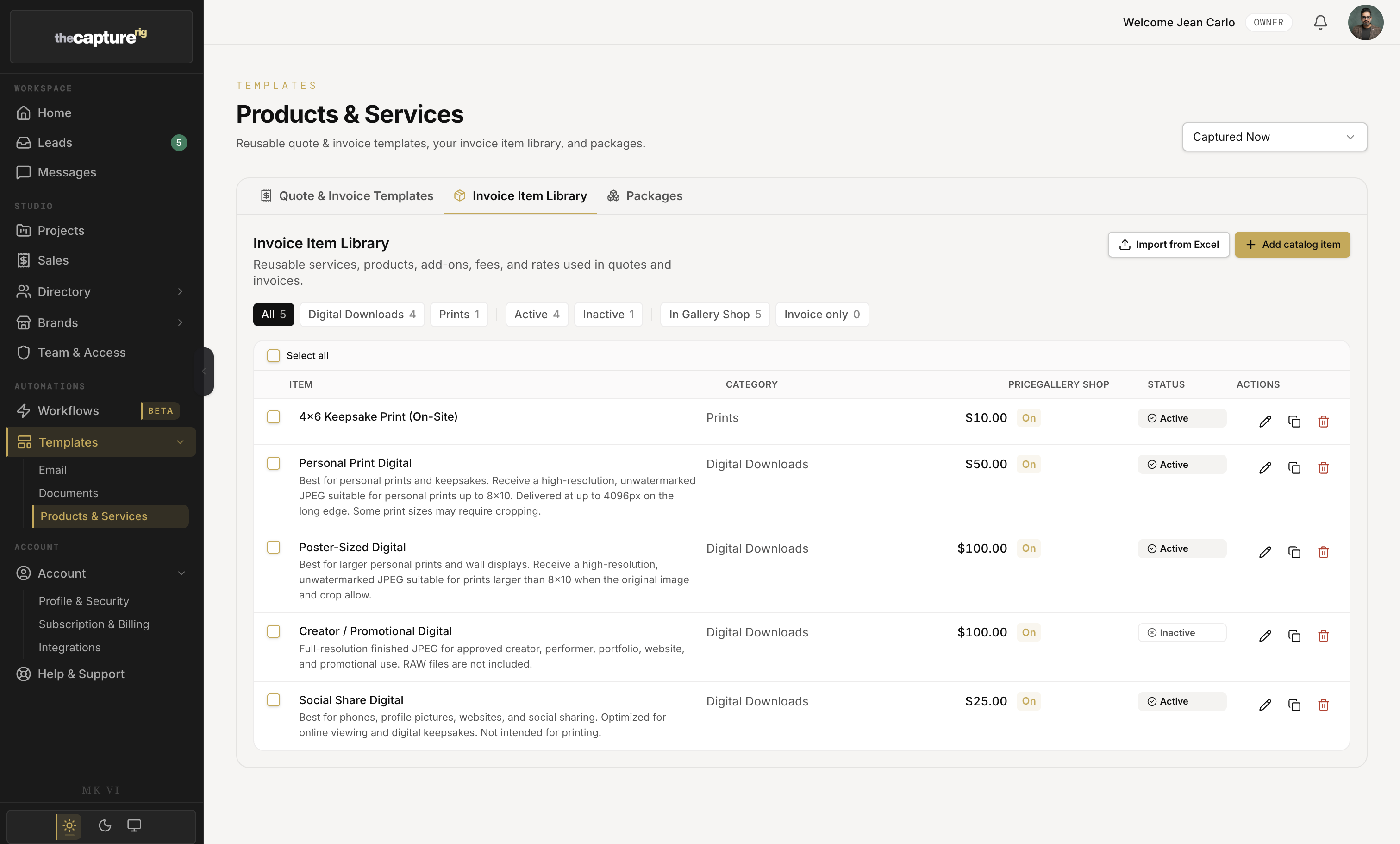 Orders, print products and fulfillment states