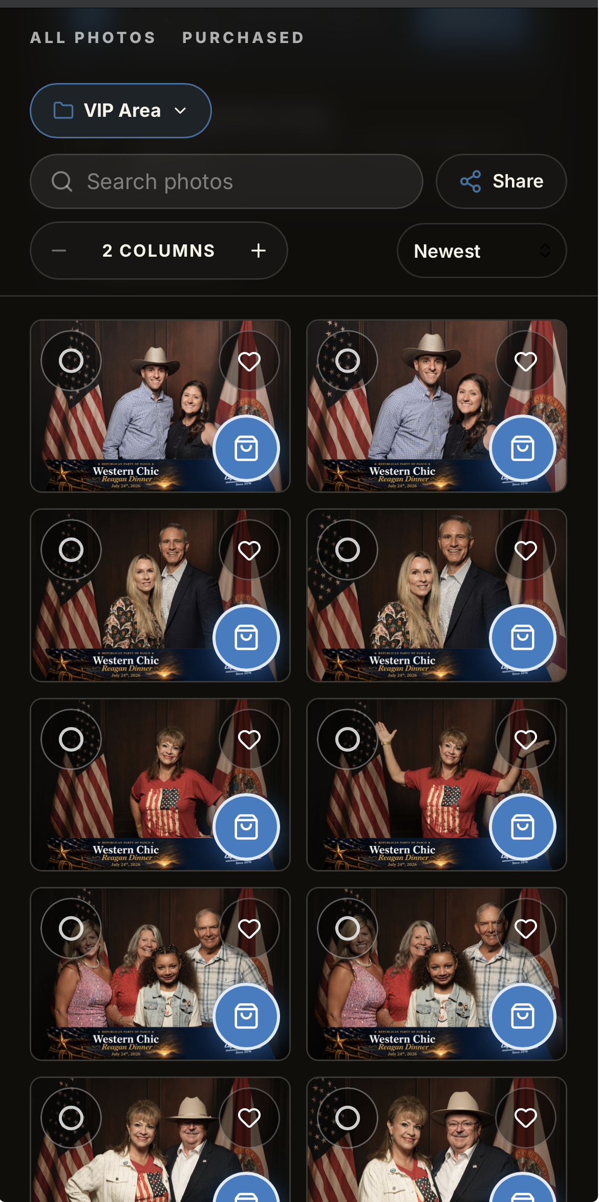 AI Photo Finder on a phone