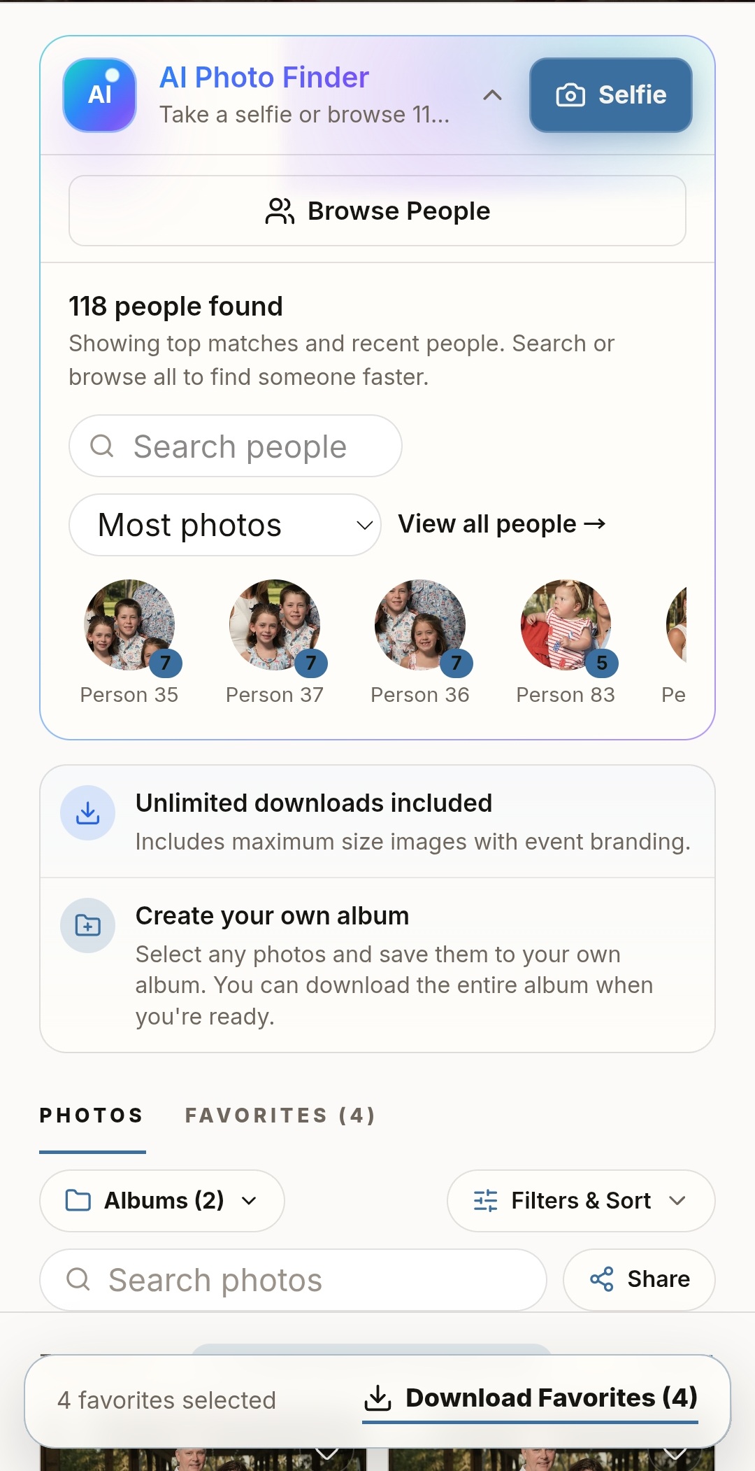 AI Photo Finder in The Capture Rig