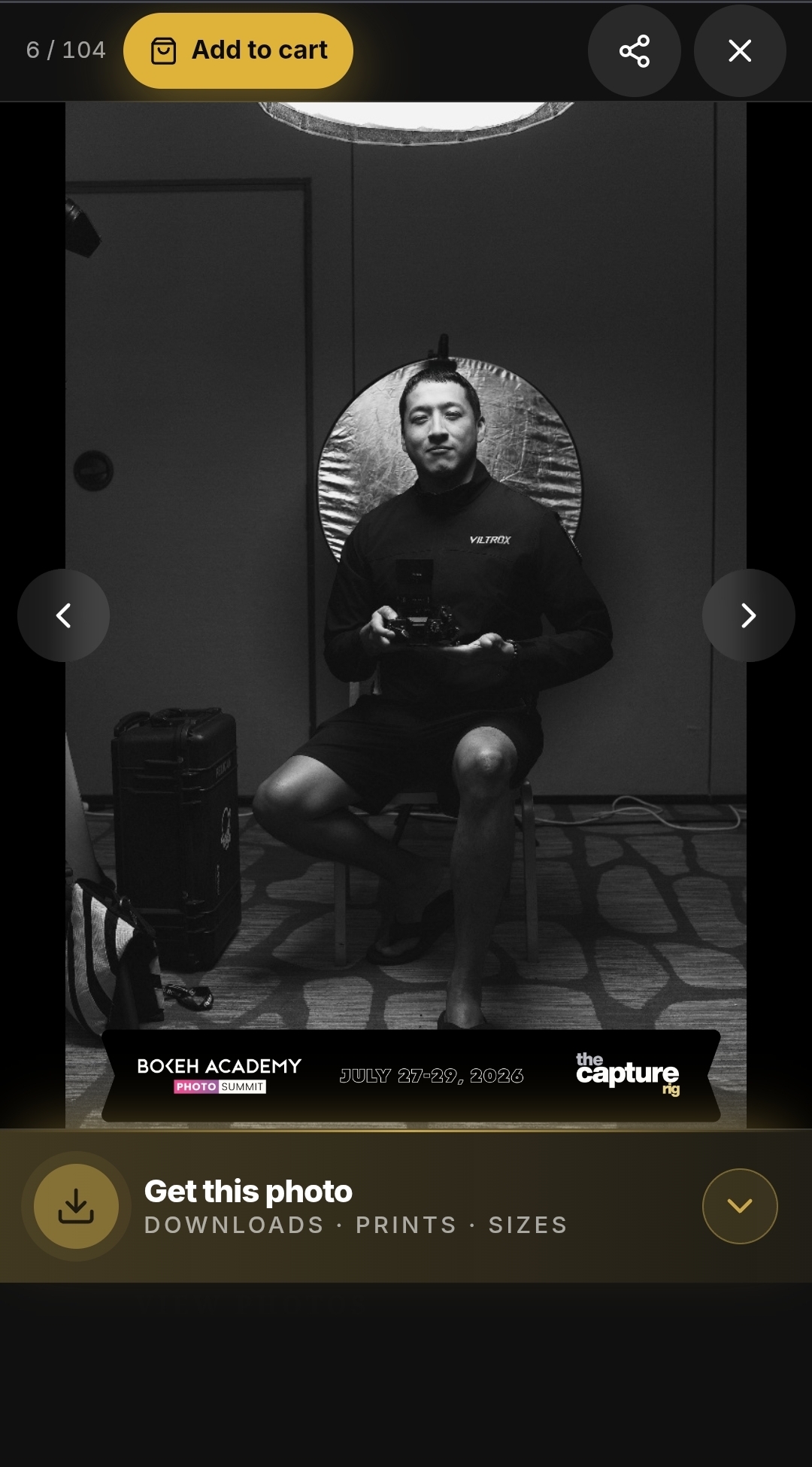 AI Photo Finder matching a guest to their photographs
